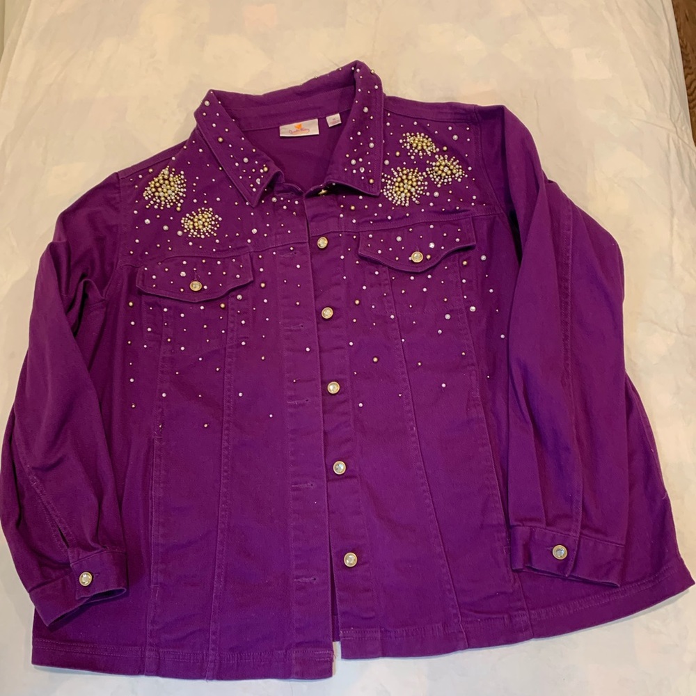 Quacker Factory Vibrant Purple Top